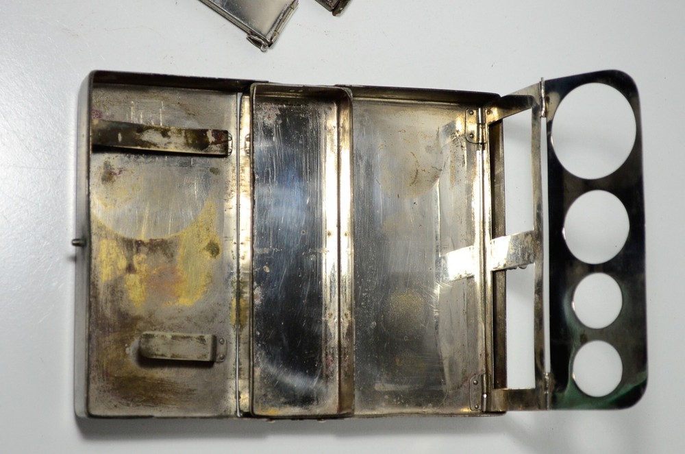 Burroughs Wellcome Pharmaceutical Field Bacteriological Test Case Set Antique