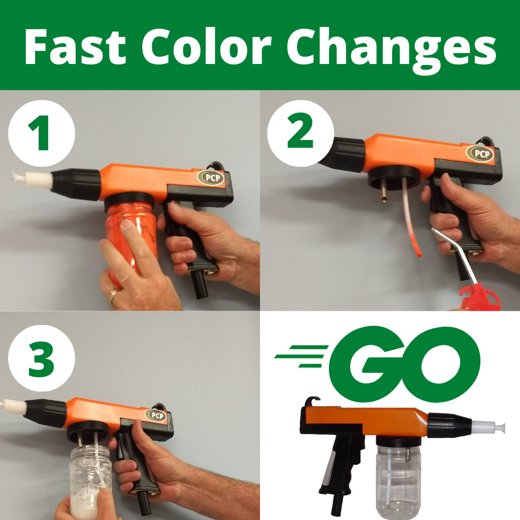 80kv Powder Coating Gun Kit for Home & Business by PowderCoatPro