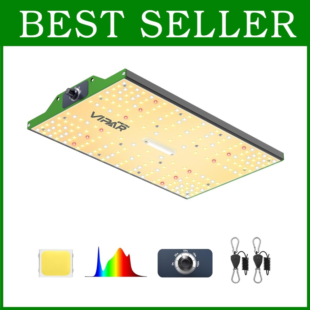 Dimmable Full Spectrum Plant Light, 2x2 Grow Tent