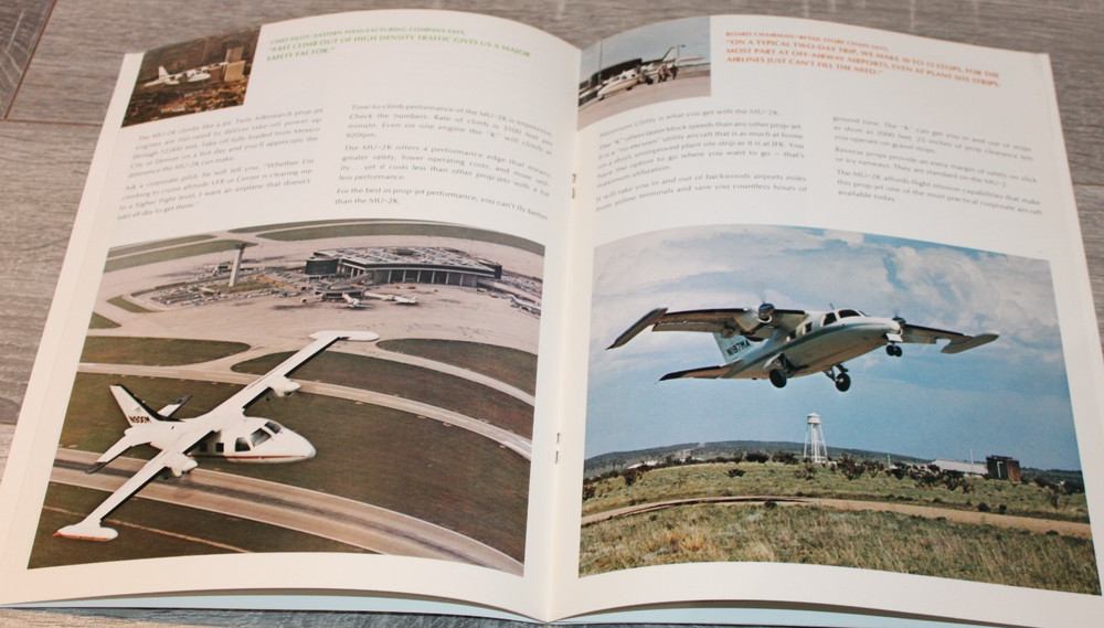 Mitsubishi MU-2K BROCHURE