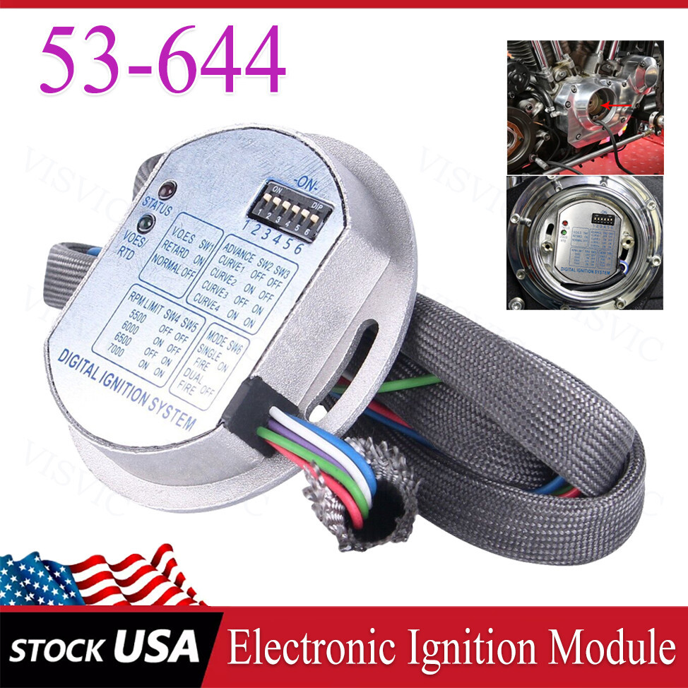 Programmable Single Fire Electronic Ignition Module For Tour Glide Ultima 53-644