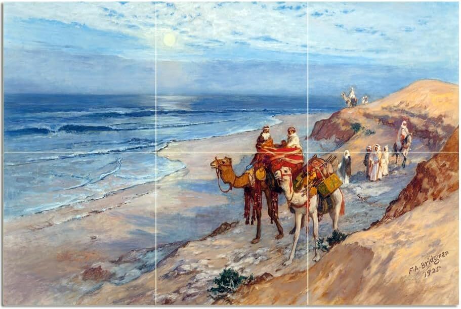 Tile Mural On The Atlantic Coast Kitchen Bathroom Wall Backsplash Marble Ceramic