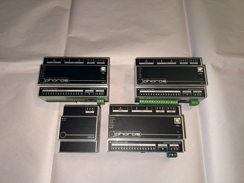 Pharos LPC Lighting Playback Controller LPC1/LPC2 Bundle (READ DESCRIPTION)