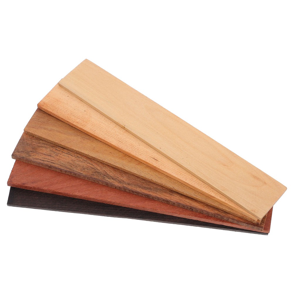6Pcs Textured Wood Board for DIY Crafts and Garden Bench Replacement