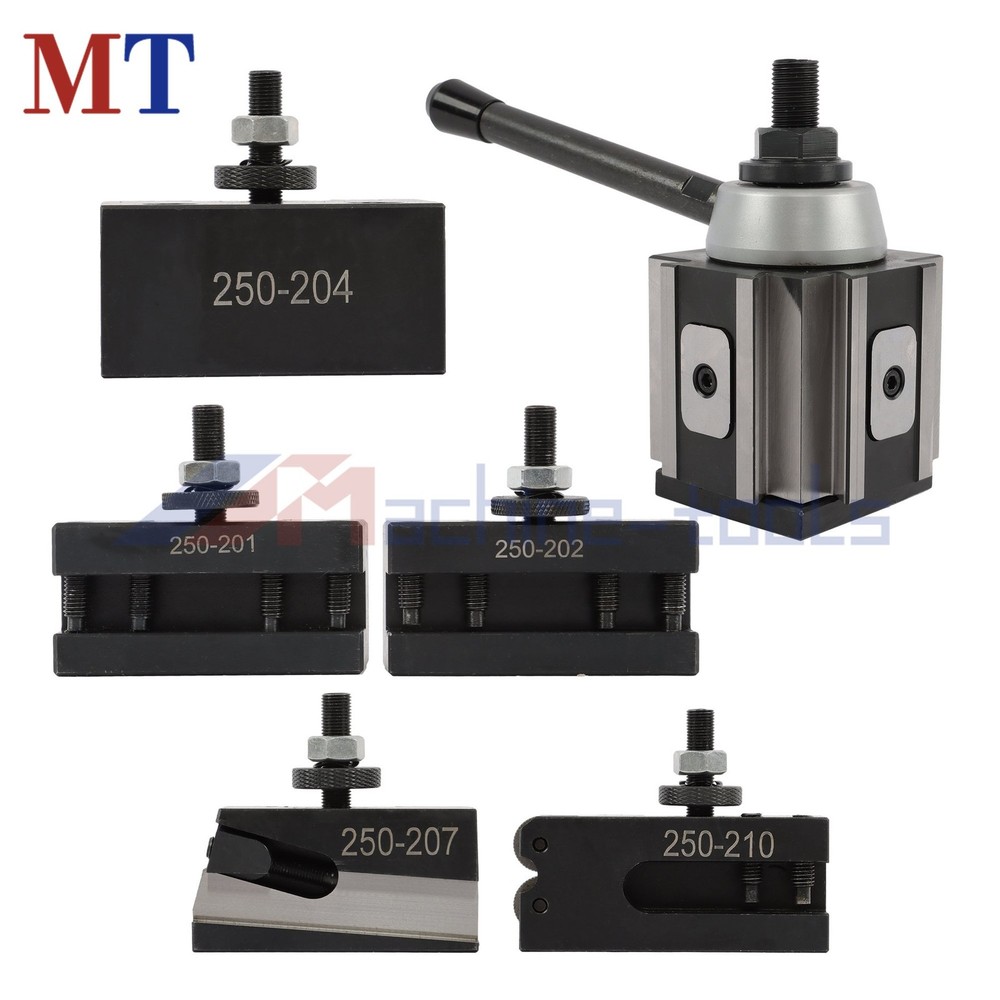 Industrial BXA Tool Post Set 250-200 for Precision Lathe Work