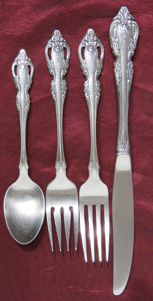 ONEIDA "Brahms" Stainless 32 Replacement Pieces & Serving Set uu