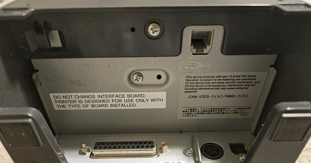 Epson TM-T201 POS Thermal Receipt Printer Tested Working