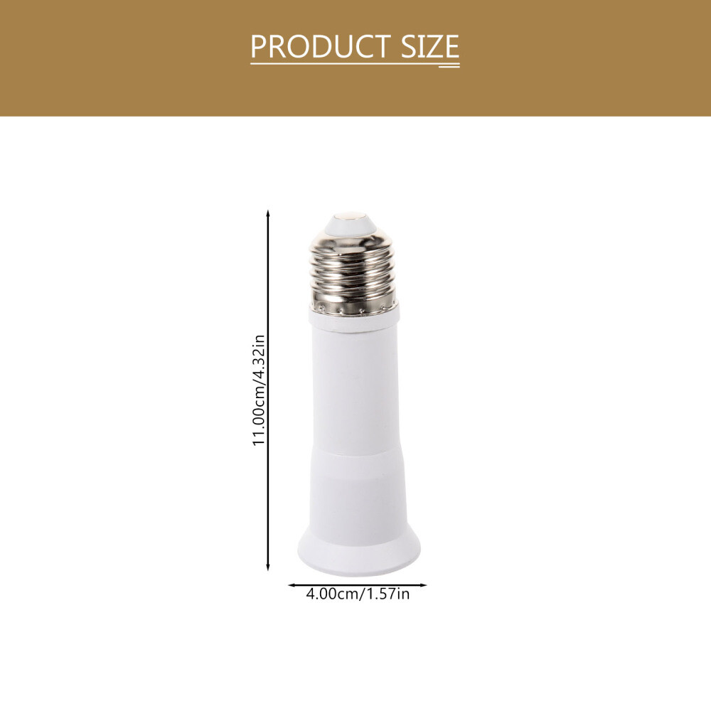 2 Pcs Practical Light Socket Extension Light Socket Extender Outdoor