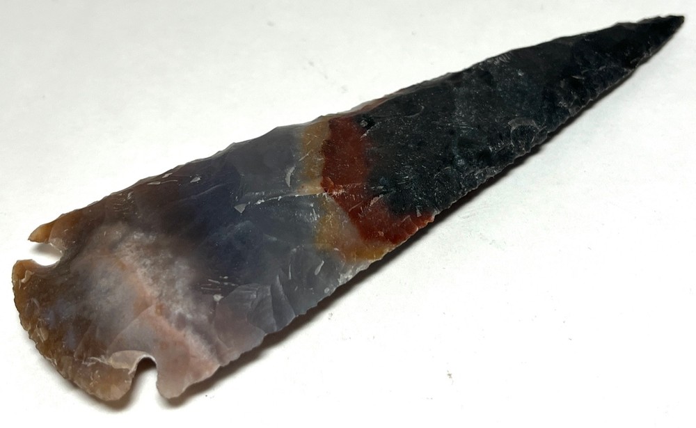 6 Inch Flint Knapped Spearhead (Arrowhead)