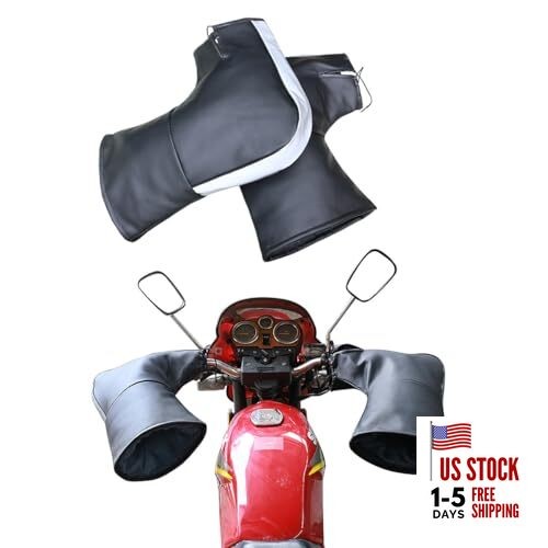 Motorcycle Handlebar Gloves Windproof Waterproof Universal+Extended cuff