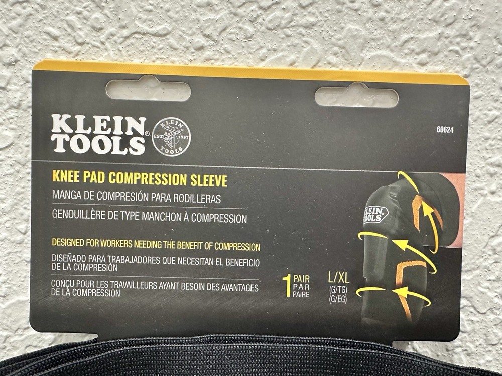 Klein Tools 60624 Knee Pad Compression Sleeve, L/XL