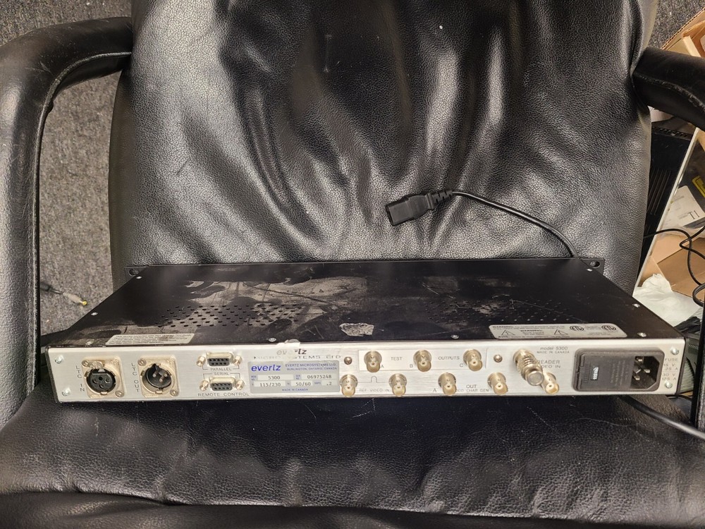 Evertz Time Code Analyzer Model 5300 Excellent
