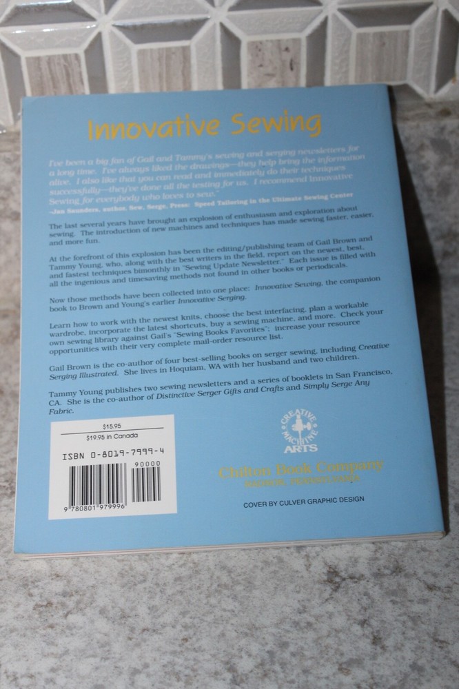 "Innovative Sewing"--Sewing Techniques--Gail Brown & Tammy Young