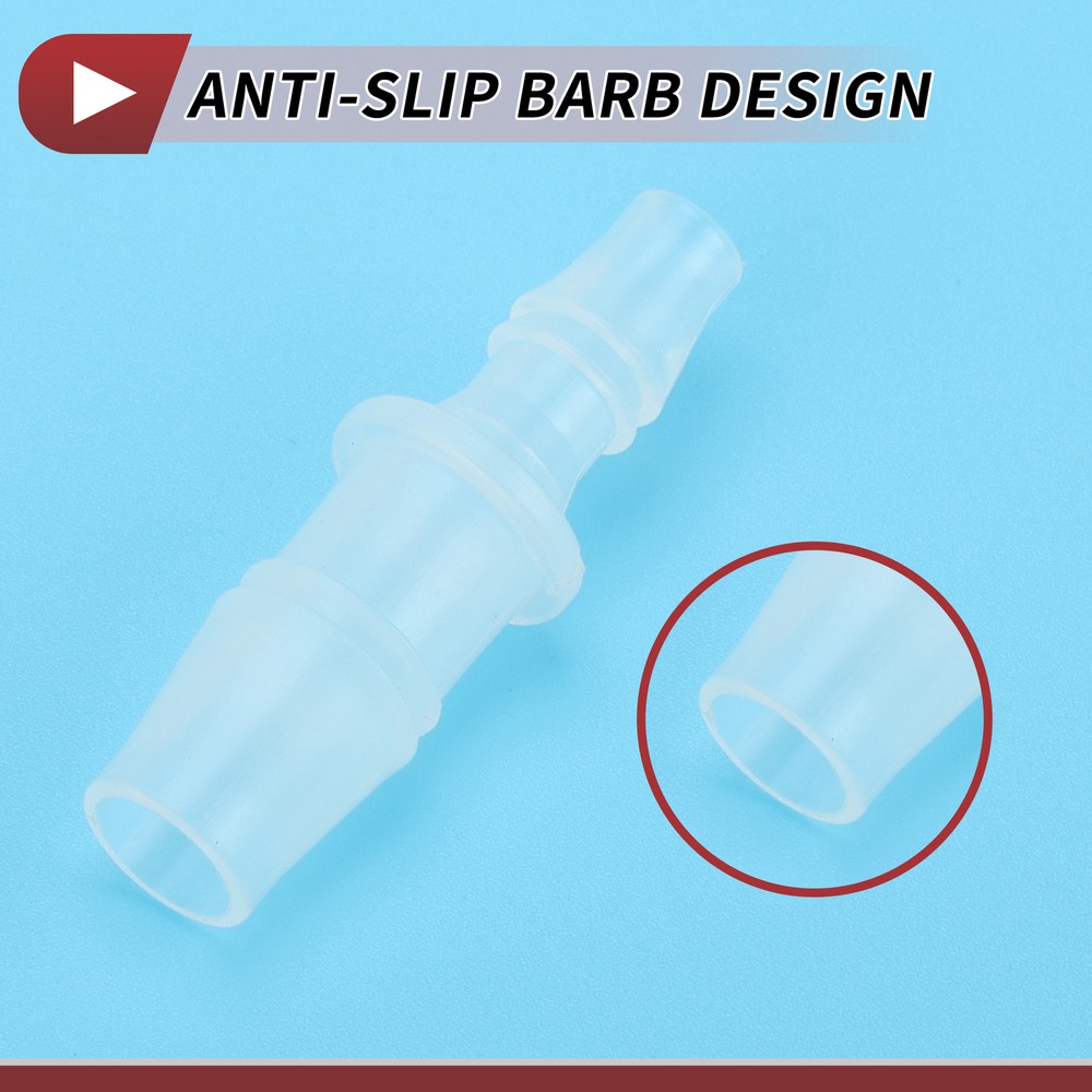 Five Plastic Hose Barb Fittings Universal