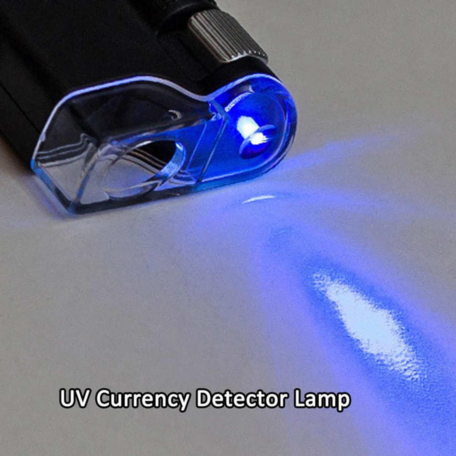 200-240X LED Light Loupe Jewelry Identification Magnifying Glass Optical Lens