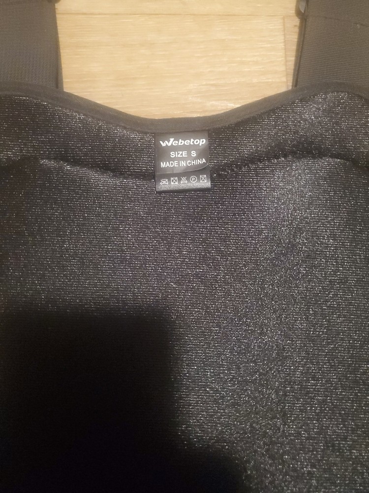 Webetop protective vest Size Small, lightly used