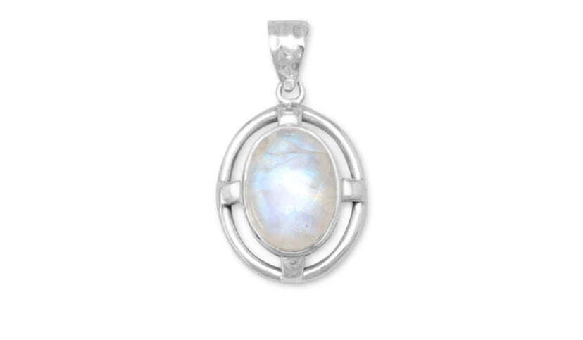 Rainbow Moonstone Pendant