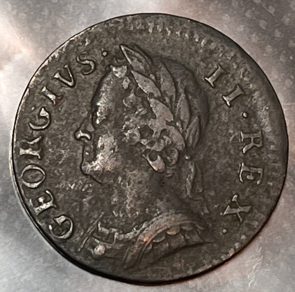 1749 GREAT BRITAIN FARTHING #1103