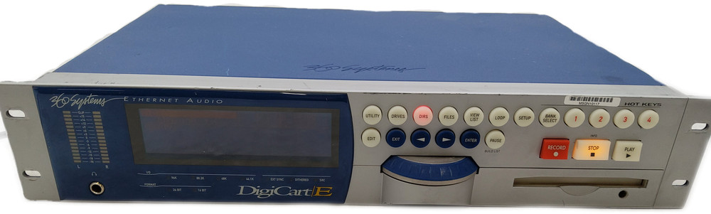 360 Systems E-3000 DigiCart/E Ethernet Audio Recorder