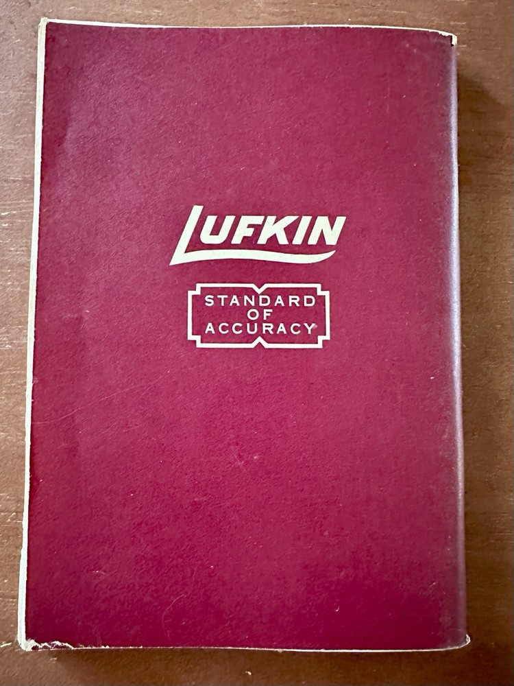 Vintage 1955 LUFKIN Rule Co. Precision Tools Catalog No.8