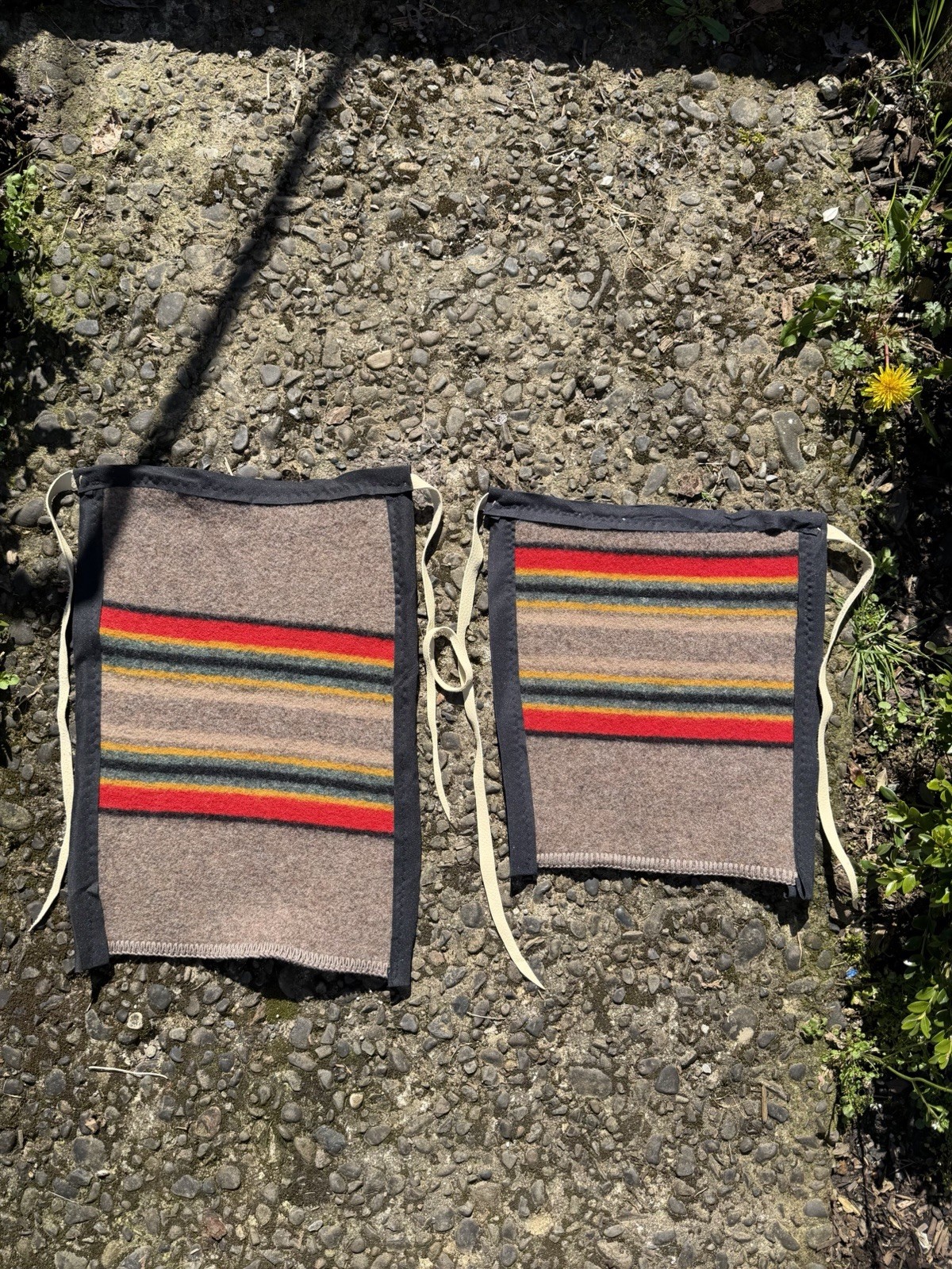 Wool loincloth native american made Stroud Cloth reenactor breechclout