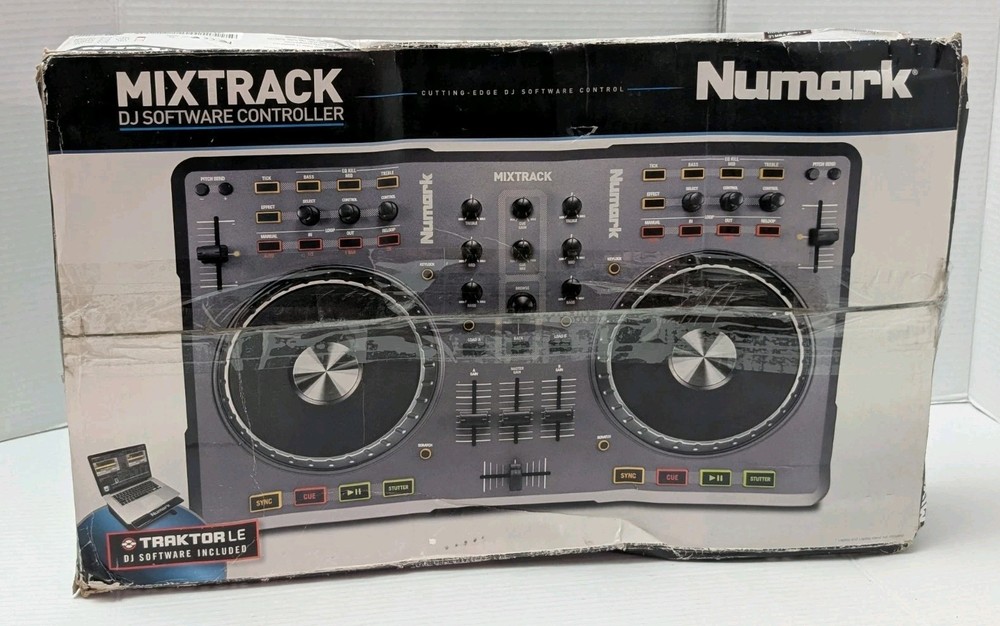 Numark Mixtrack DJ Controller Tested Works With Virtual DJ No Software Included