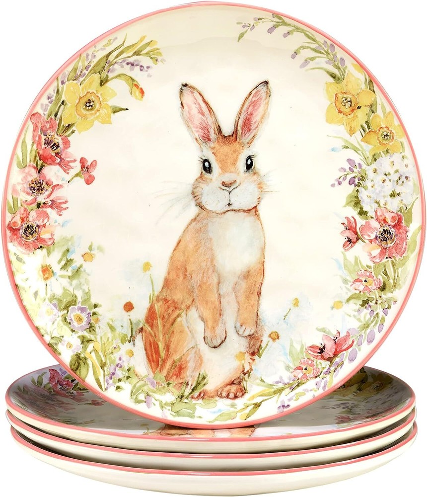 Certified International Easter Garden 16 pc Dinnerware Set, Multicolor