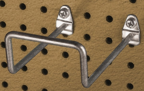 Triton 2-3/4" ID, 1/4" Diam, 5" Long Double Closed End Loop Pegboard Hook