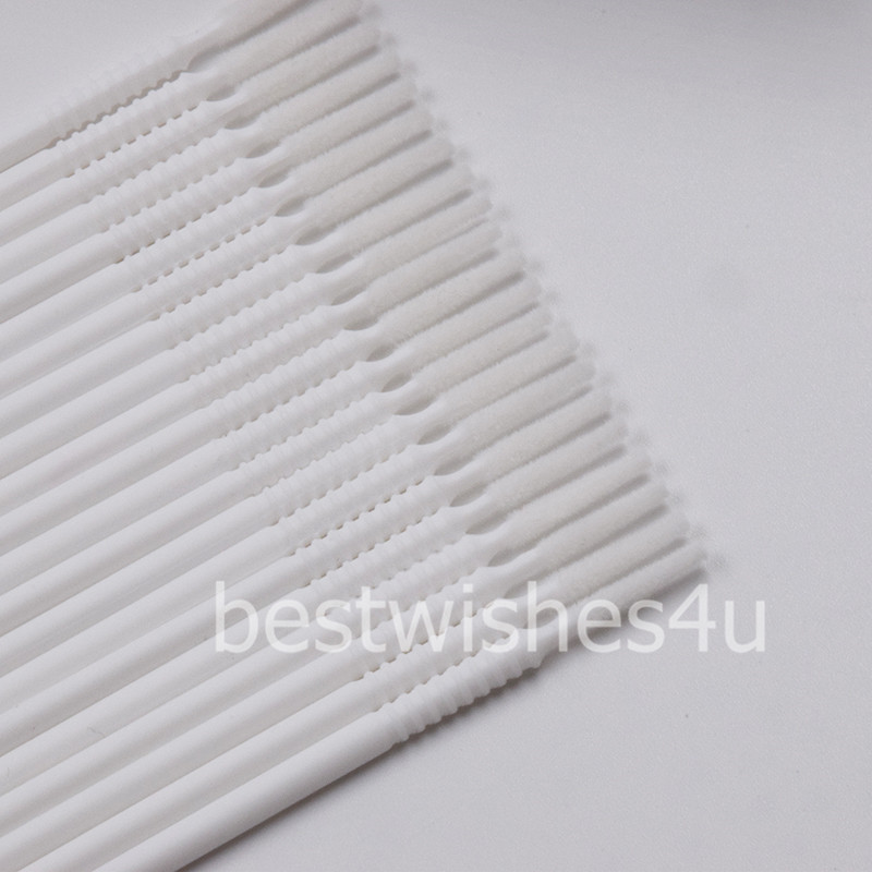Dental Disposable Micro Brush Bendable Applicator Tips Long Cylidner Stick Shank