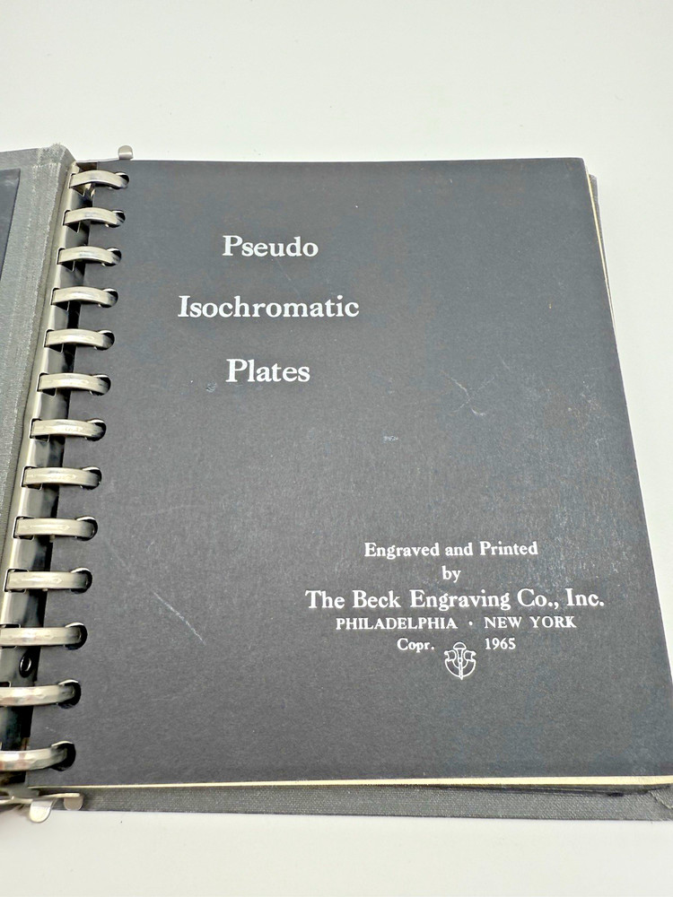 Pseudo-IsoChromatic Plates for Testing Color Perception 1965 Beck