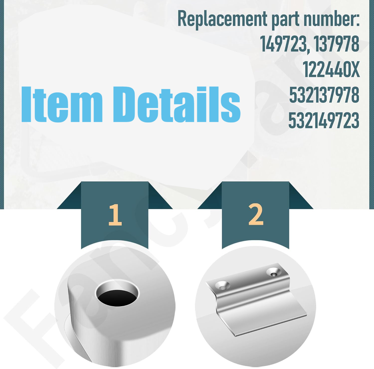 149723 532149723 TWIN ENGINE MUFFLER FOR HUSQVARNA POULAN CRAFTSMAN LAWN MOWER W