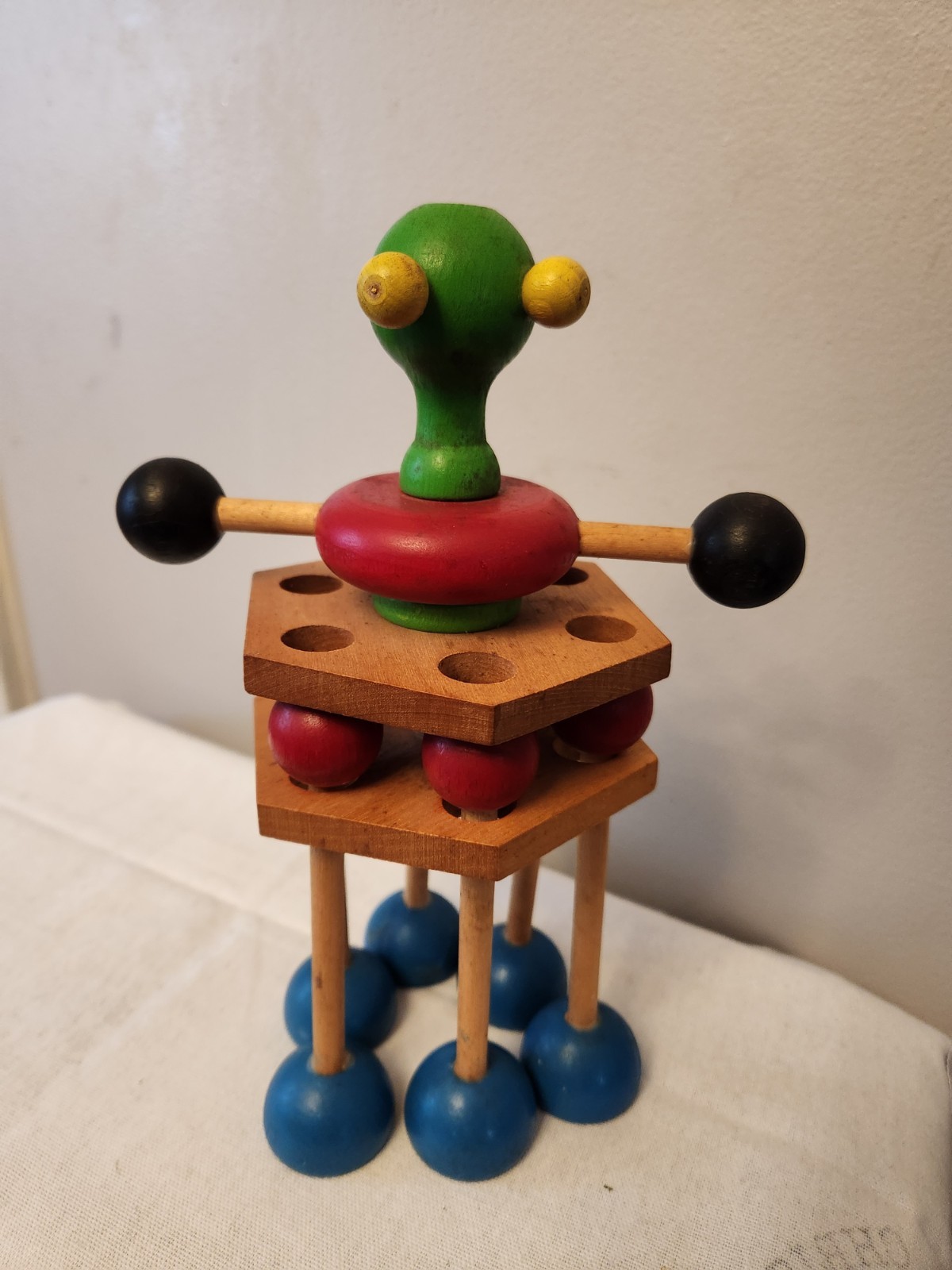 Vintage Montgomery Schoolhouse Wooden toy Vermont Unique