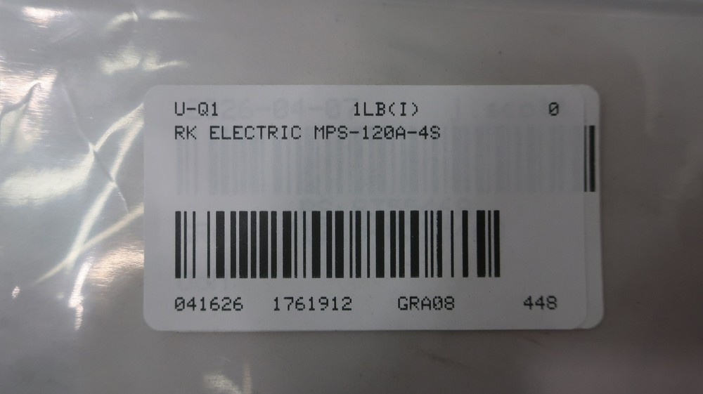 Rk Electric MPS-120A-4S Repeat Cycle Timer