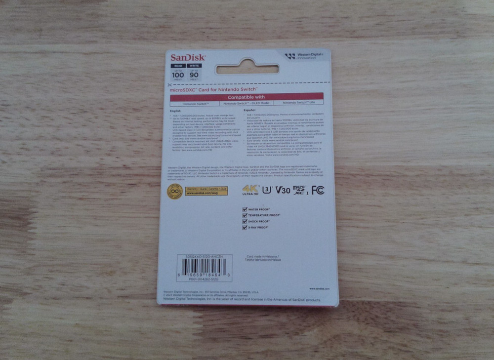 SanDisk - 512GB microSDXC Memory Card for Nintendo Switch