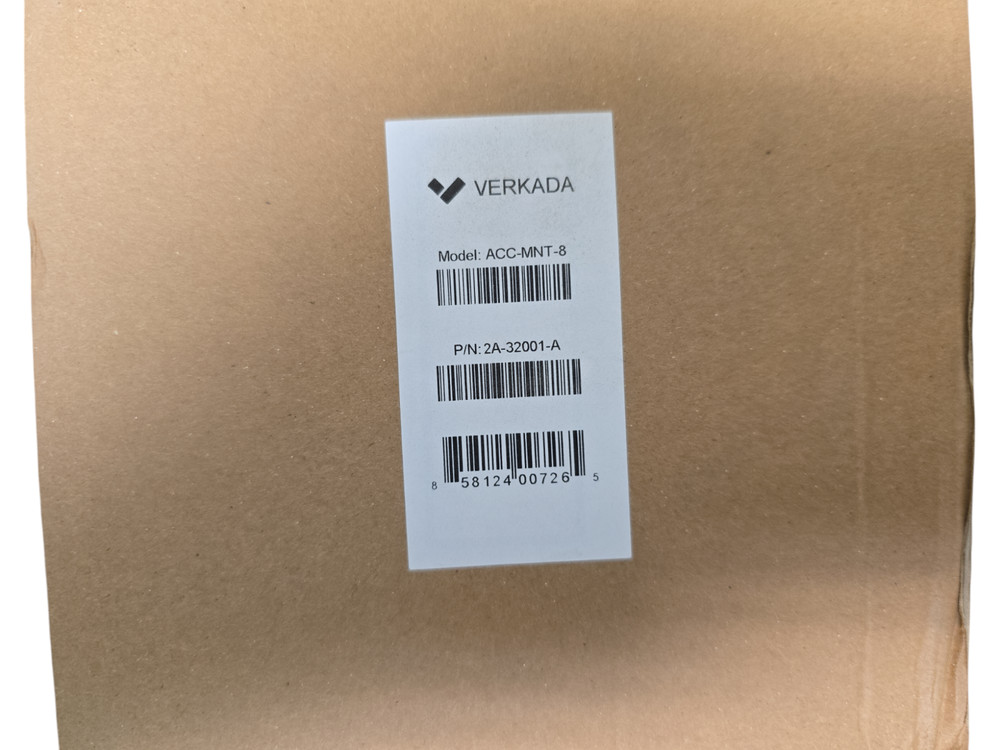 Verkada ACC-MNT-8 Camera Pendant Cap Mount Kit 2A-32001-A