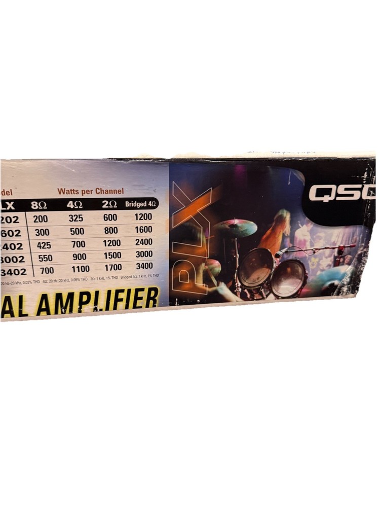 QSC PLX 2402 Stereo Power Amplifier