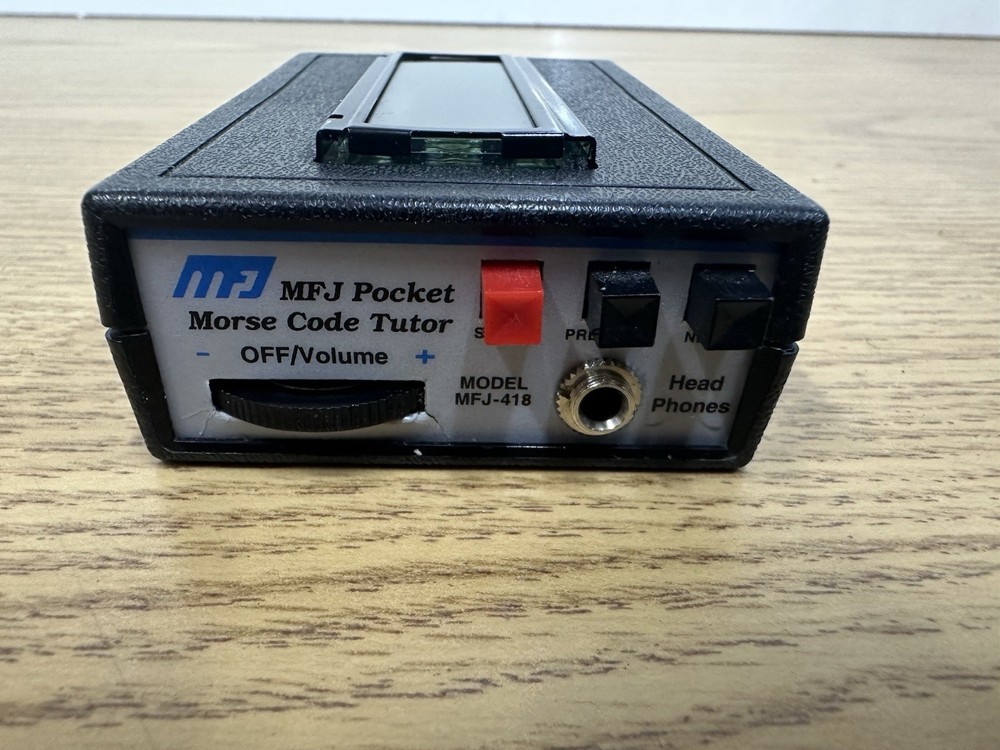 MFJ Pocket Morse Code Tutor W/ Manuals. Untested.