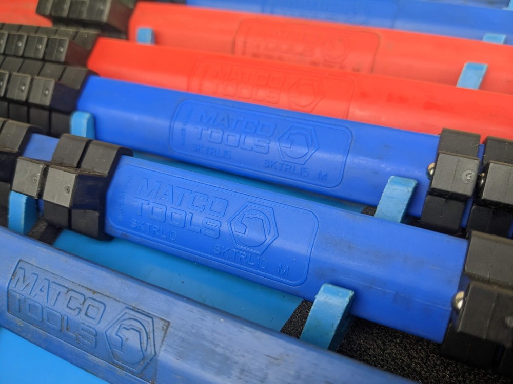 Matco Tools Plastic Socket Rail Organizers Lot