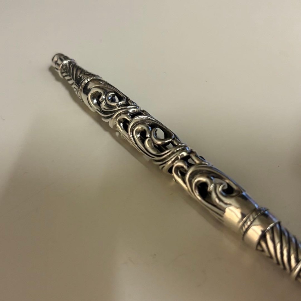 Luxury 925 silver ballpoint pen
