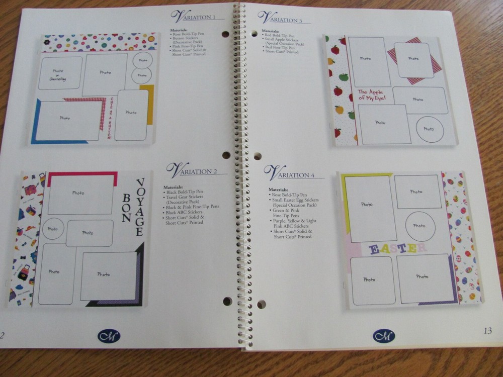 NEW CREATIVE MEMORIES FAST FORMULAS PAGE LAYOUT METHODS TO COMPLETE ALBUM