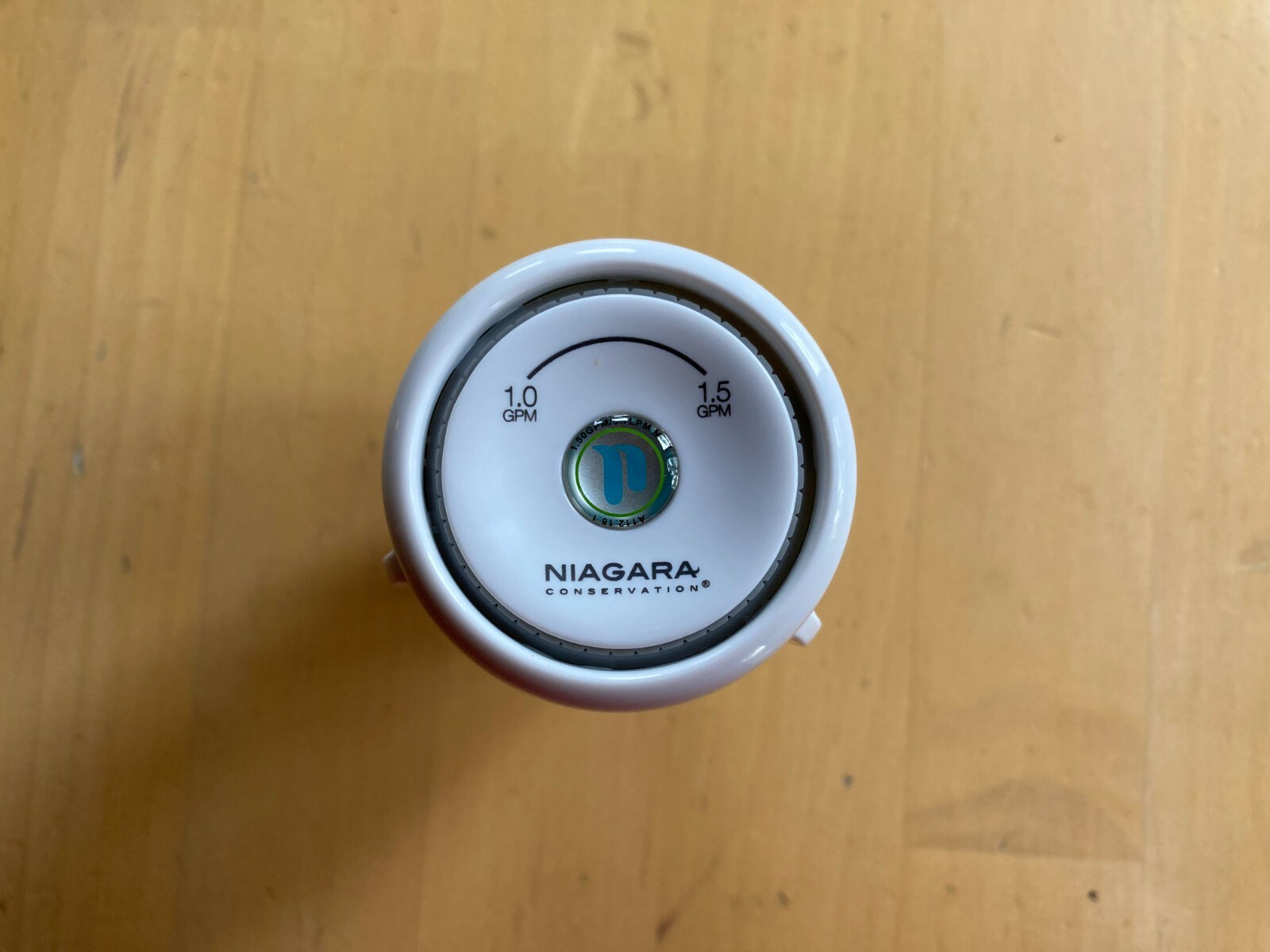 Niagara N2610 Water Saving Bi-Max 2 Flo Shower Head,Adj 1.0 GPM / 1.5 GPM, White