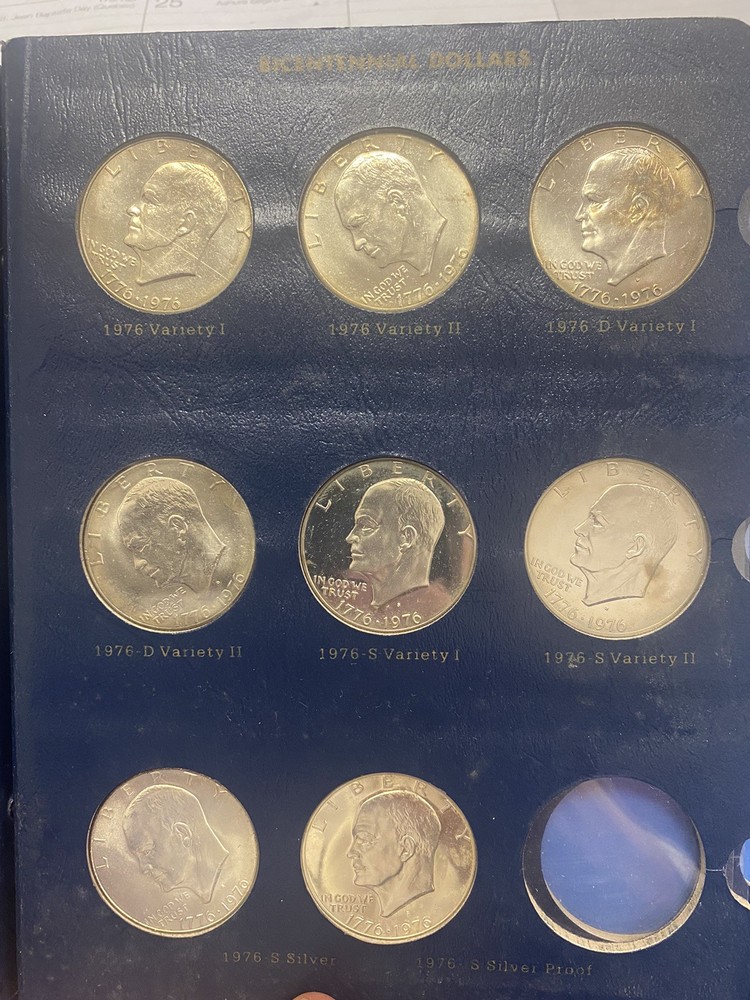 1971-1978 COMPLETE SET Eisenhower Dollars 32 Coins Proof + Silver***