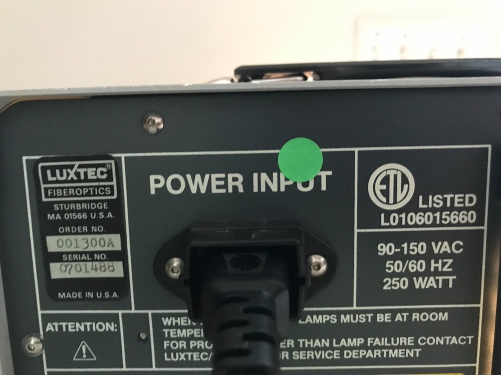 Luxtec fiber optics light source 1150