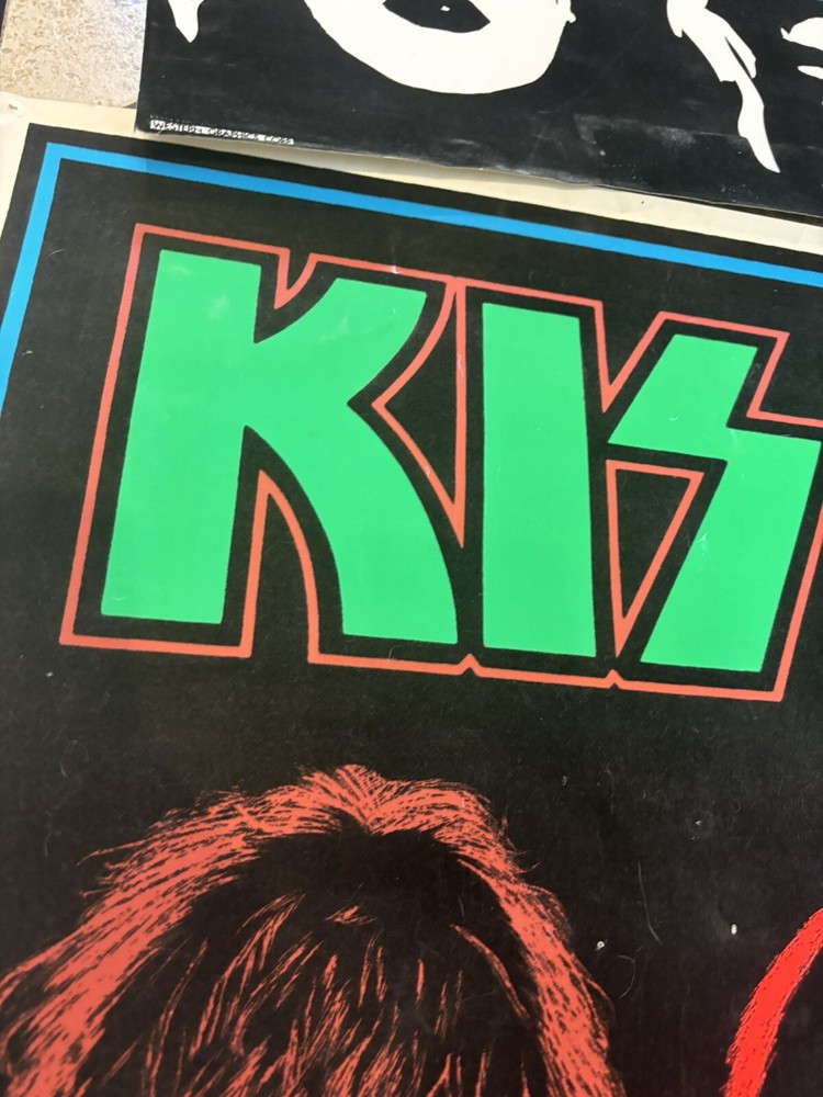 Kiss blacklight posters