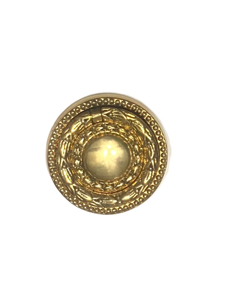 Colonial Revival Solid Cast Brass Brass Ring Drawer Pull 2"