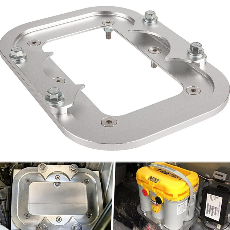 For Optima 34/78 Battery Relocation Tray Bracket Relocation Mount Set