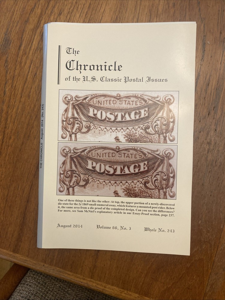 The Chronicle of US Classic Postal Issues 2014 Full year