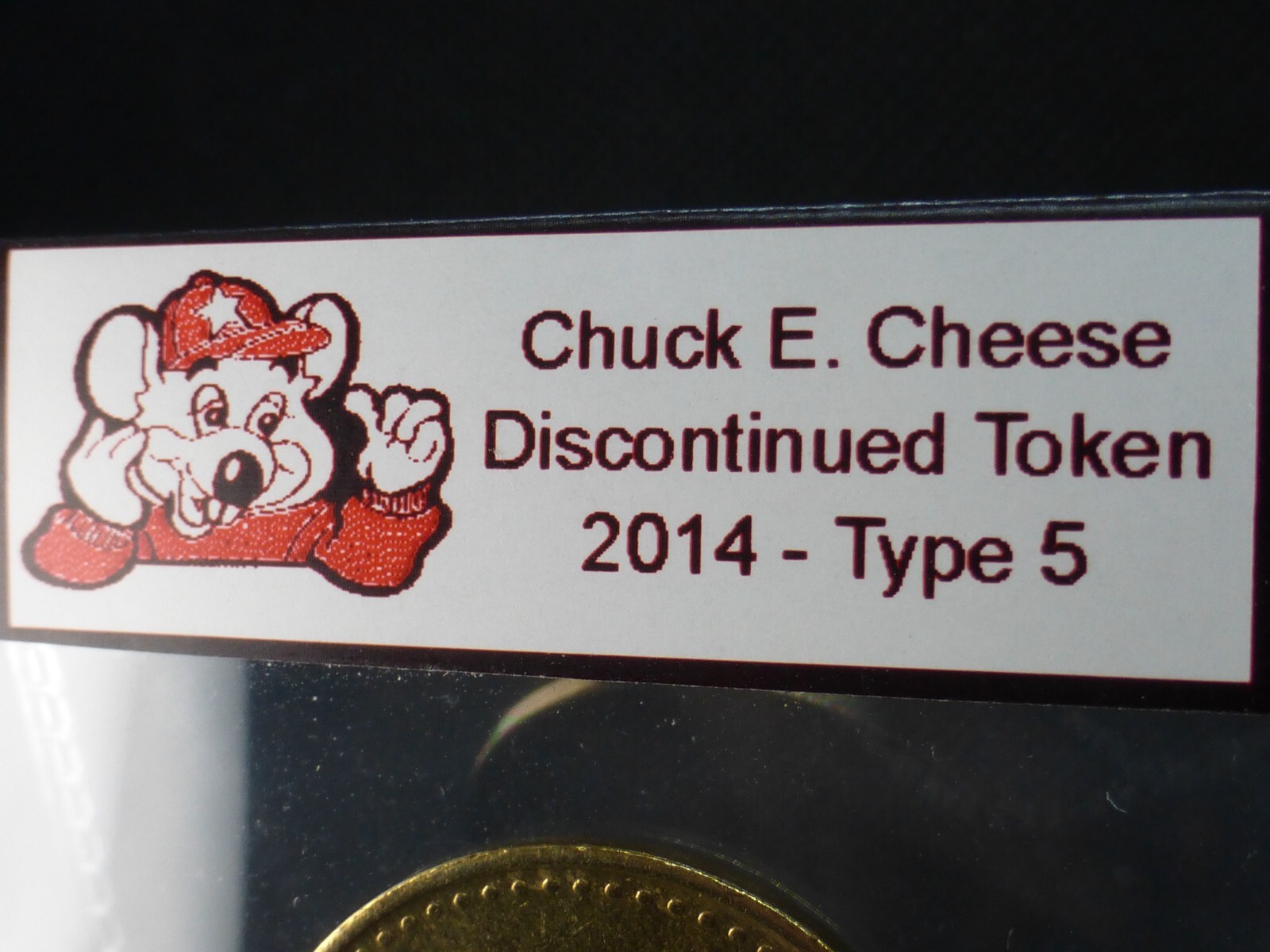 Chuck E. Cheese Token, Type 4 (1995-2013) Chucky Cheese's CECrelics Buy 4, Get 1