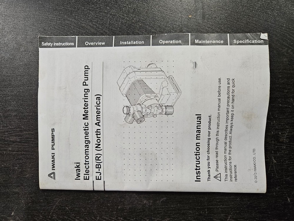 Iwaki Metering Pump E-Class EJ-B21VCBR