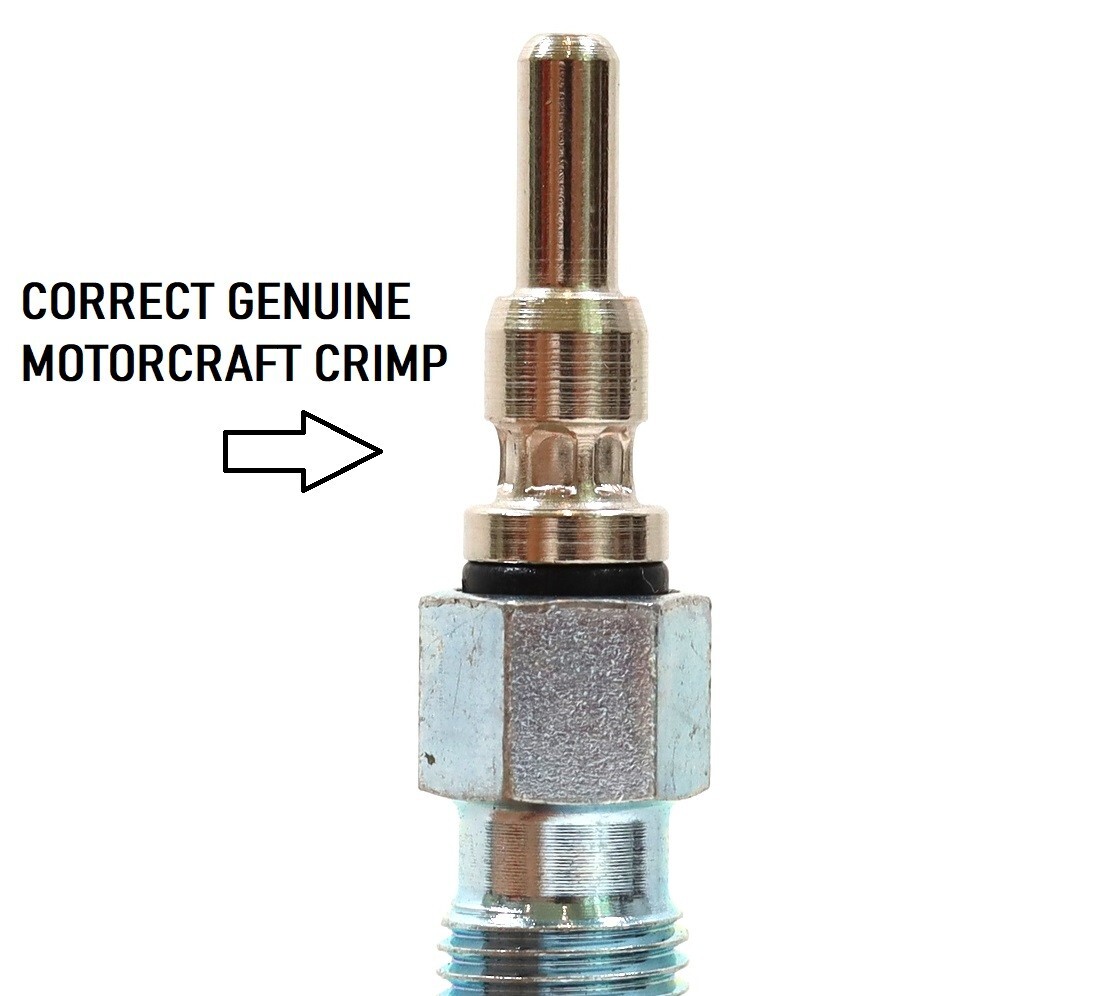 1994–2003 7.3L Powerstroke Glow Plugs Set 8 OEM Motorcraft ZD-30 /F4TZ-12A342-BA